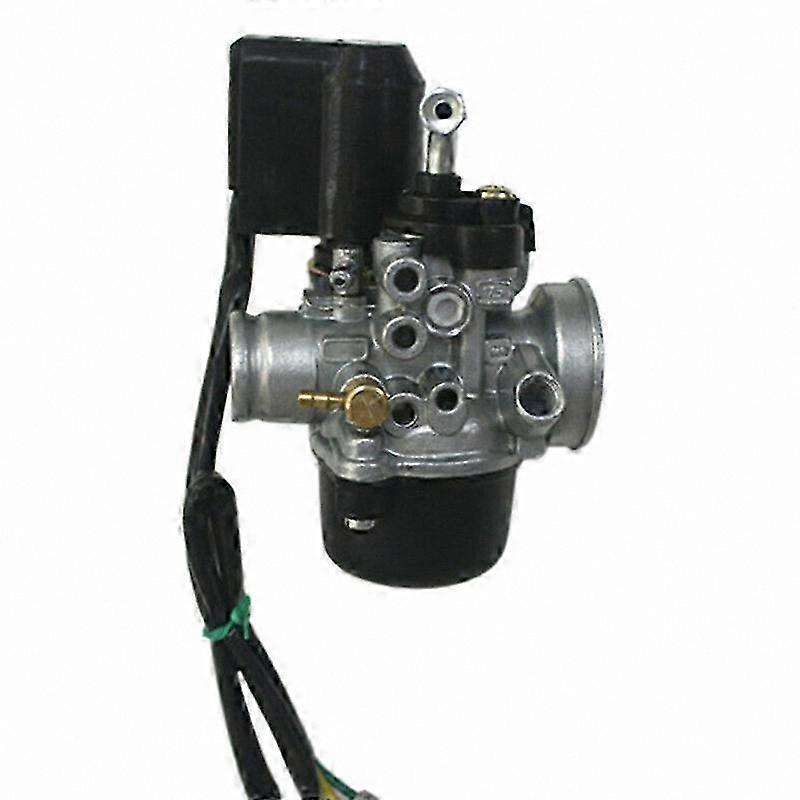 Carburetor with E-Choke for 17.5mm Scooter Models Including Piaggio NRG50 and Vespa LX50 Variants
