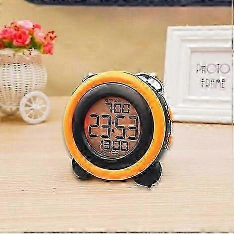 Digital alarm clock, 1 piece, metal ringtone multi-functional practical accessory