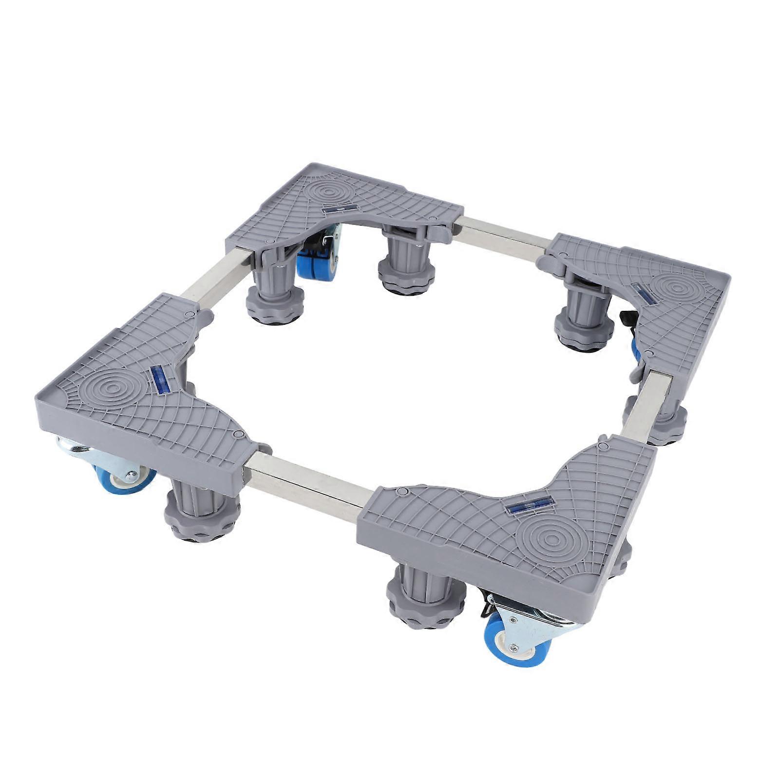 Adjustable Universal Washing Machine Base Pulley 43-60cm Stand