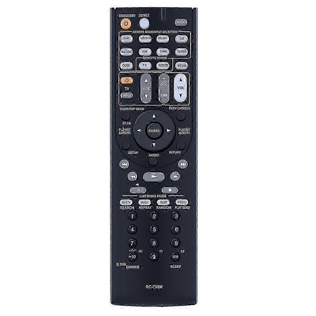 Onkyo AV Receiver Remote Control RC-709M RC-737M Compatible with TX-SR606