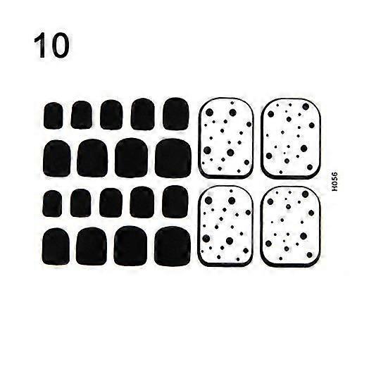 Toenail Decals Eco-Friendly Non-Fading    Various Shapes Colorful Glitter Toe Nails Manicure Decals for Female