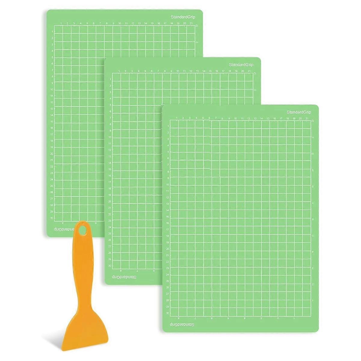 Cutting Mat Compatible, Adhesive Sticky Non-Slip Cut Mats Replacement Accessories for Sewing Quilting and Craft A
