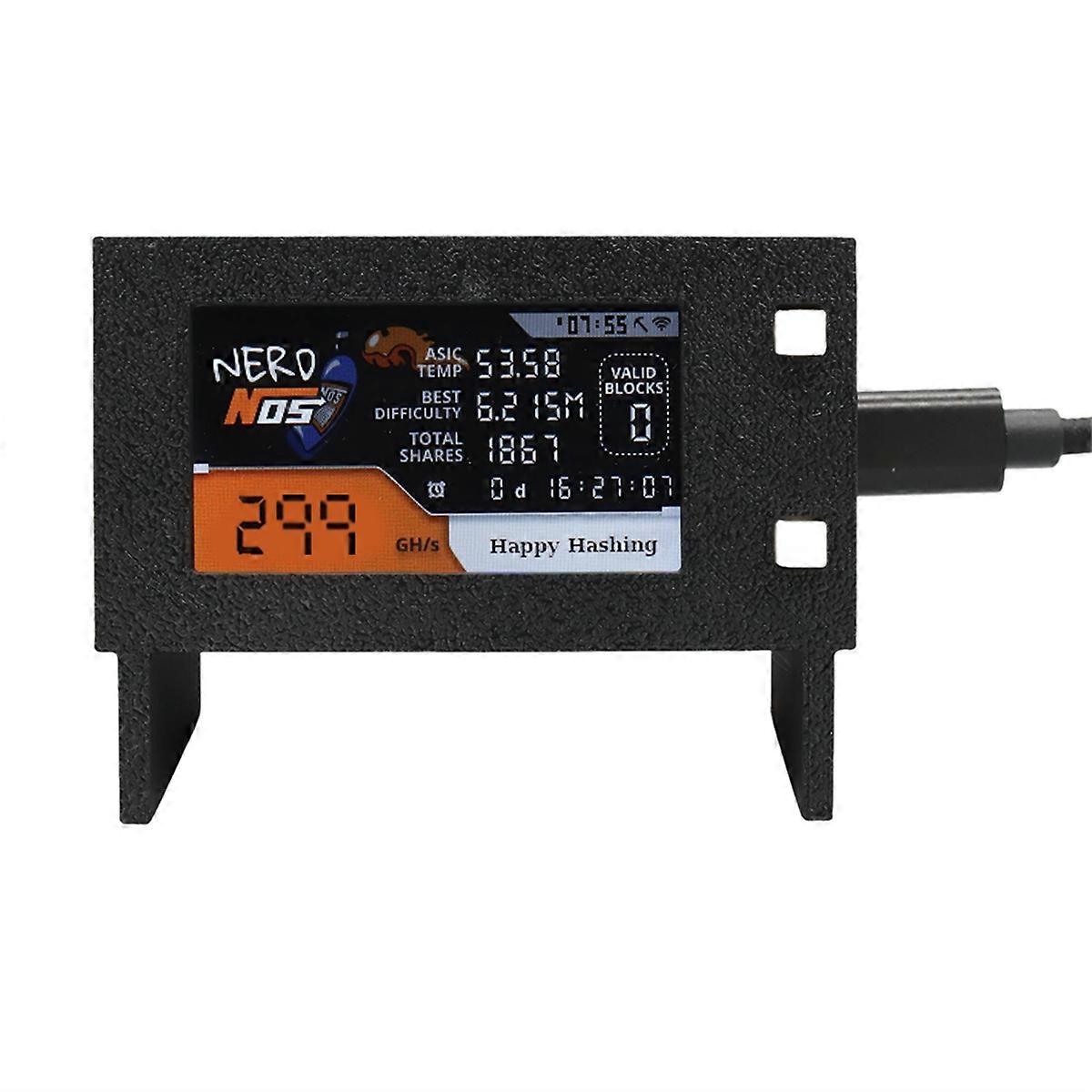 NerdMiner Nerdnos 80-300GH/S Bitcoin Solo Miner WiFi Connection BTC Asic Miner  Bitcoin Crypto Miner