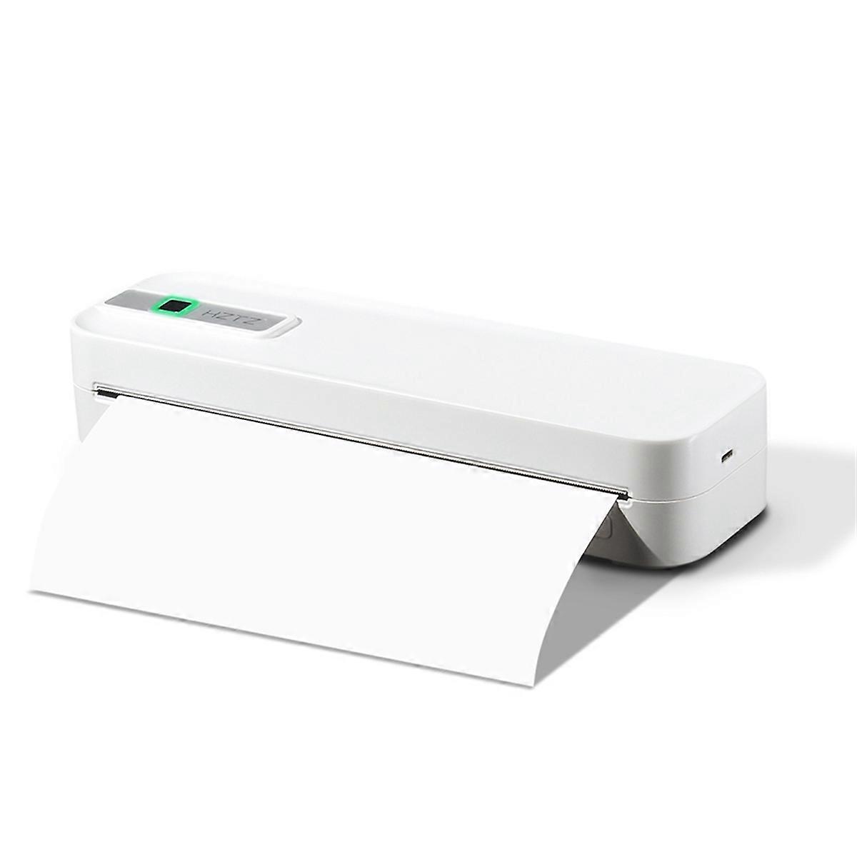 Portable Printer Wireless for Travel, Thermal Printer Inkless, Small Compact Printer Support Folding Paper/Rolling