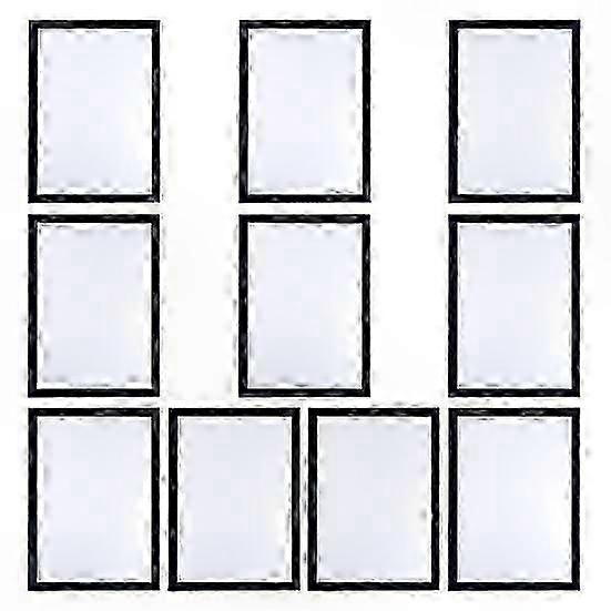 10 Pack Magnetic Sign Holders for A3 A4 A5 A6 Posters Photos Artwork Display Wall Mount Self Adhesive Heavy Duty Frames