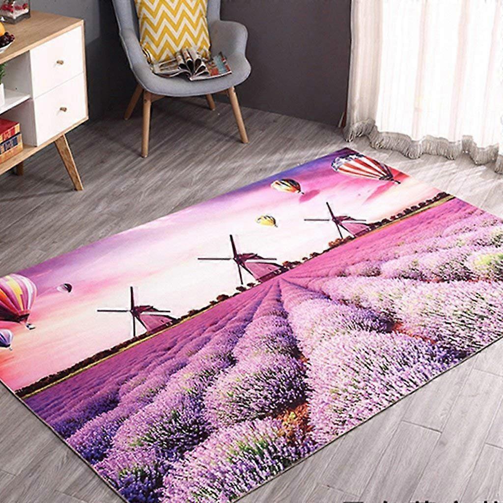 GZ 3D Exquisite Slippery Bedroom Mat 40x60cm Rectangular Door Mat For Home English Style AAA