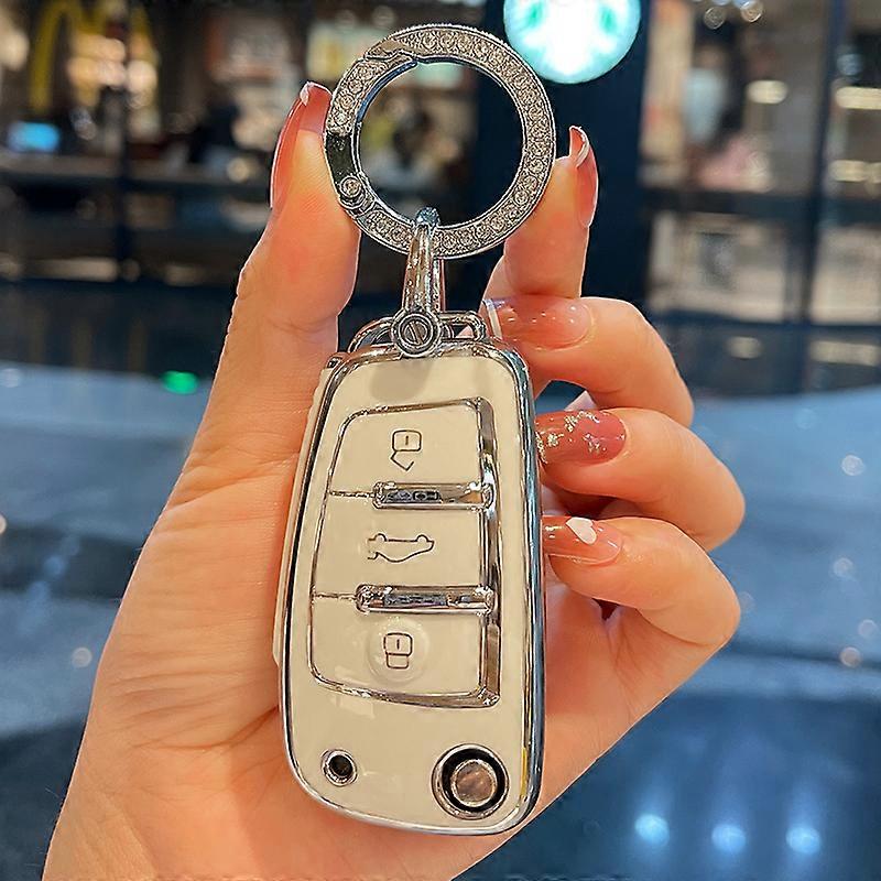 New TPU Car Key Remote Case Cover For Chery Tiggo 4 5X 7 Pro 8 Exeed Txl Tx Lx 3 Buttons Smart Key Shell Fob Car Accessories~06807