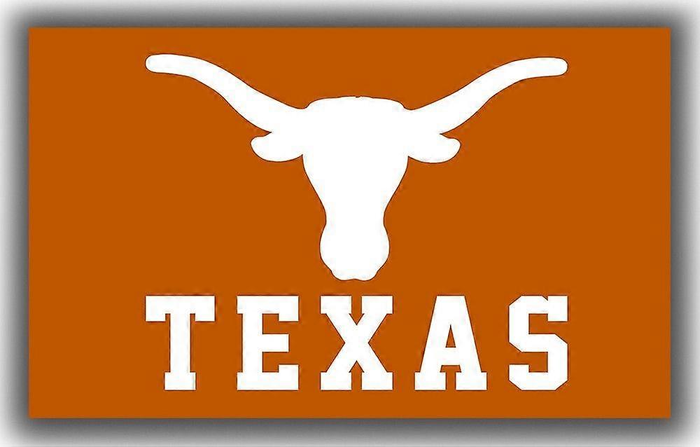 Texas Football Team mémorable drapeau Longhorns Souvenir forme 878