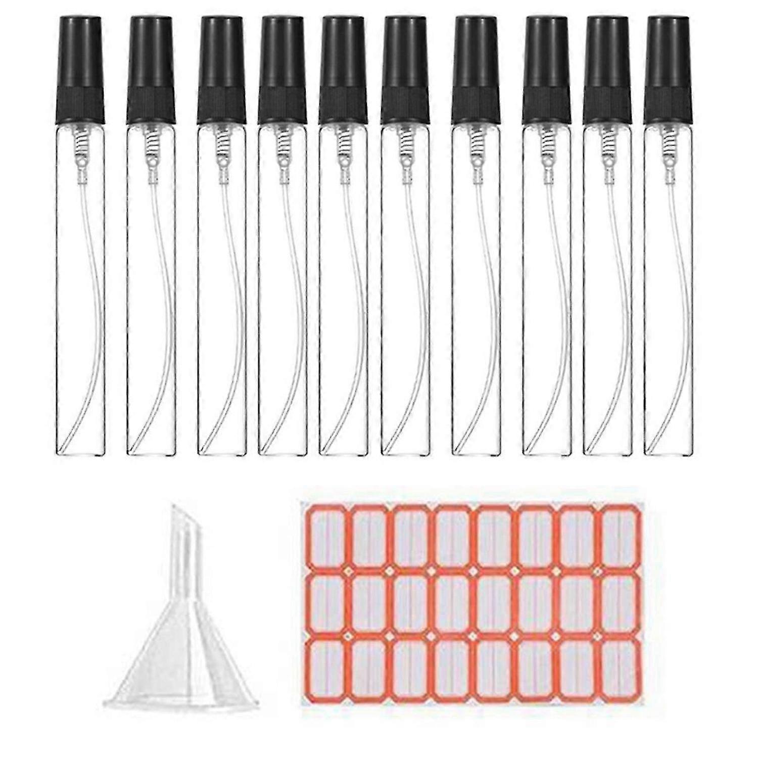 20Pcs 10Ml Spray Bottles Small Cosmetic Atomizer Perfume Bottles Atomizing Spray Container Glass Spray Bottle for Travel