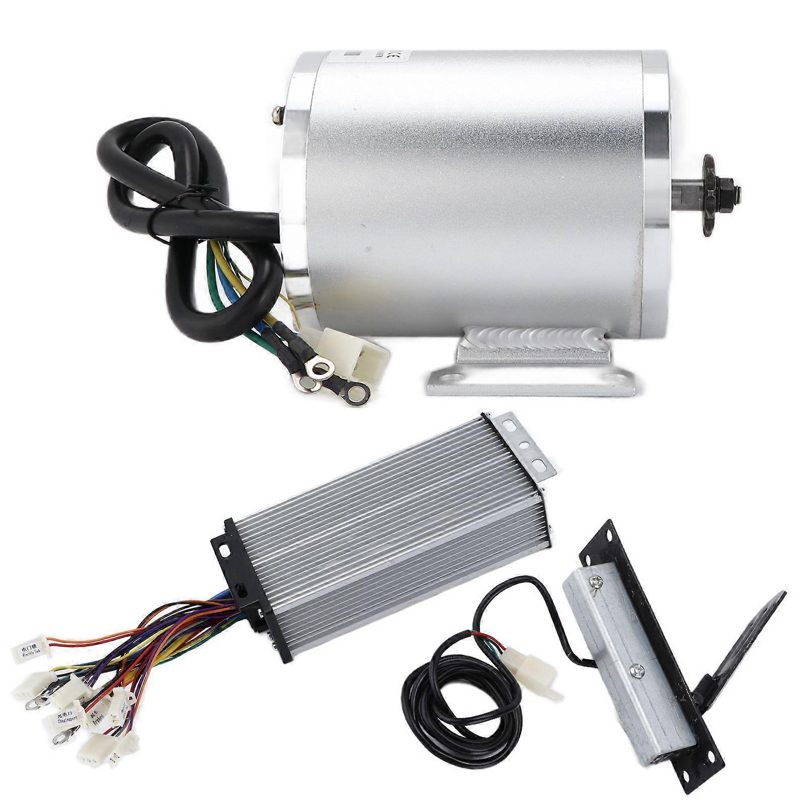 48V 2000W DC Brushless Motor Kit Controller Gaspedal High Speed Power für Elektrofahrrad