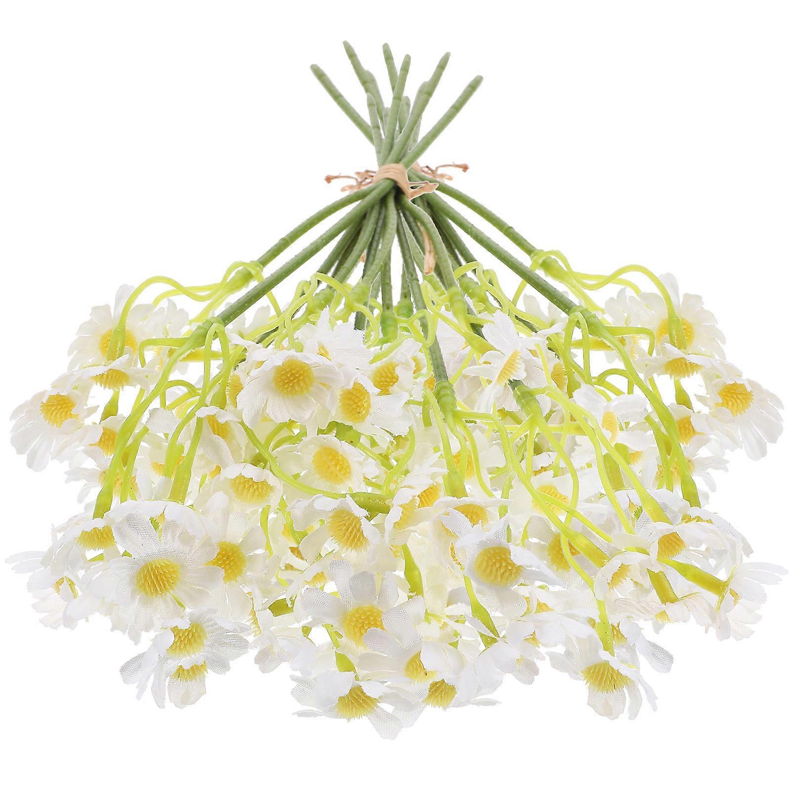 Artificial Daisy Branches for Decoration 24Pcs Fake Flowers in Assorted Colors