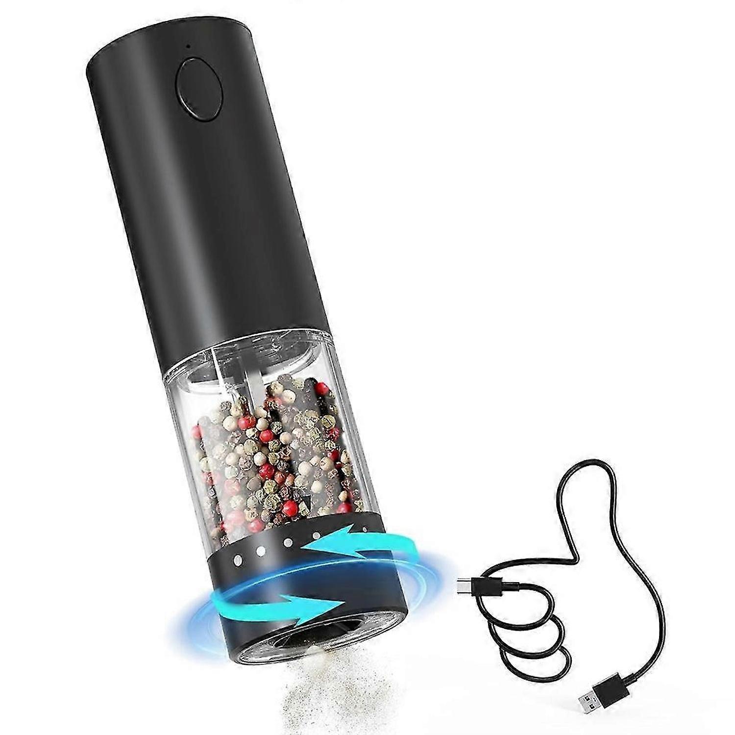 Rechargeable Electric Pepper Grinder Salt Grinder Pepper Mill 70ml