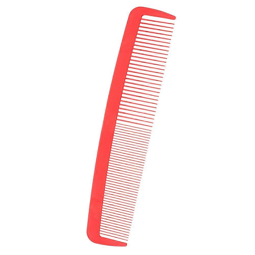 Giant Hair Styling Combs for Halloween in Red Plastic with Oversized Wide Teeth