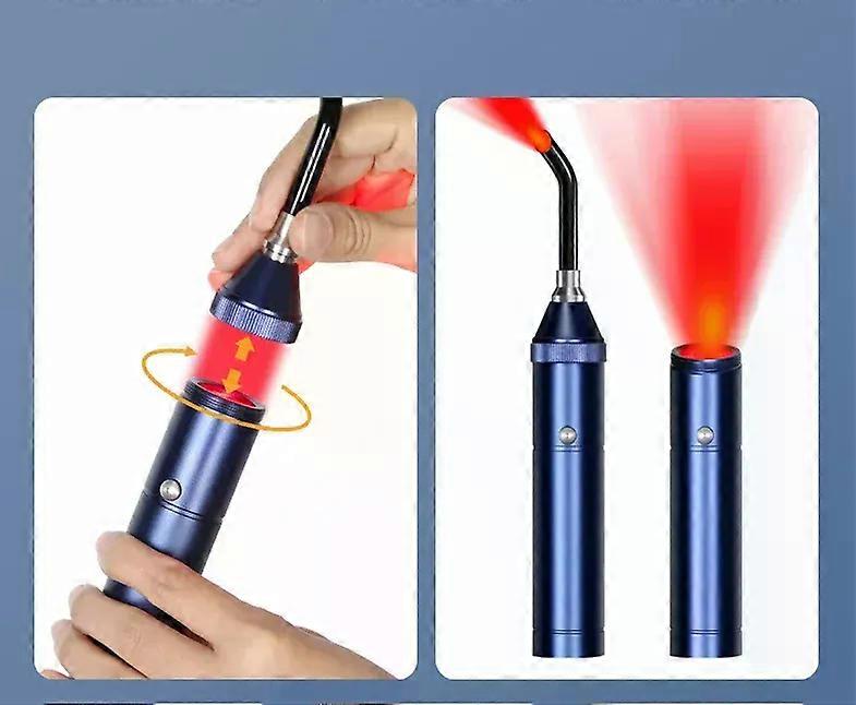 Rødt lys pen Hjemmebrug Ledsmerter Pen Infrarød lysterapi Hudpleje Led Rødt lys Terapi Lommelygte