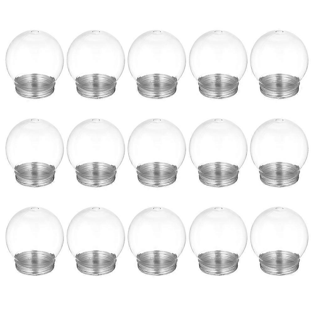 Snow Globe Kit 9Pcs For Wedding Gifts And Party Favors Transparent Craft Making Decorative Item