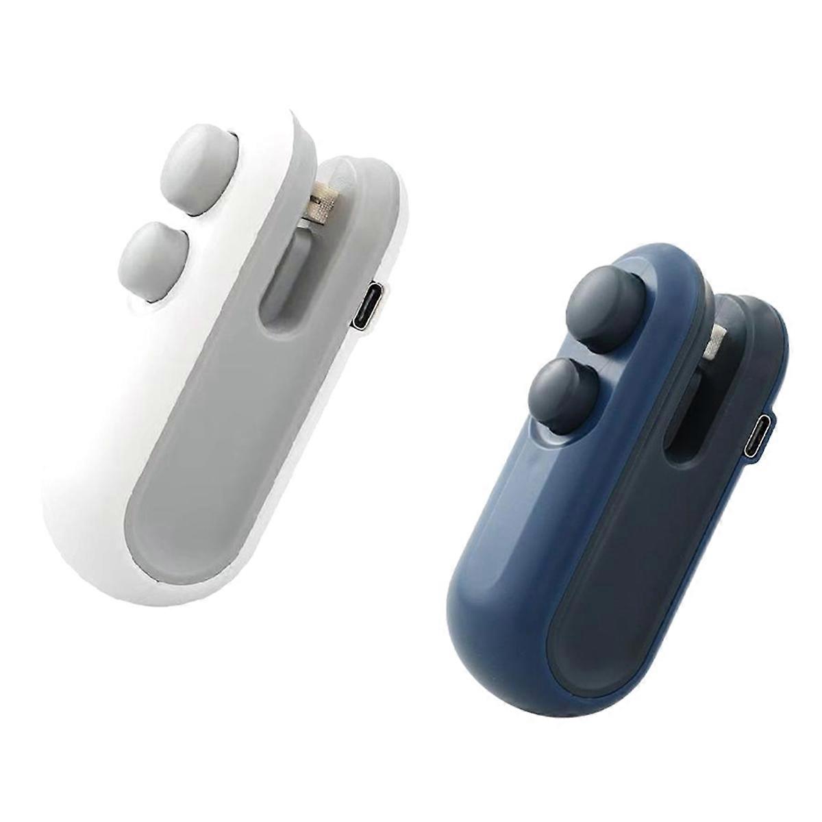 2PCS Mini Heat Bag Sealing Machine Package Sealer Bags