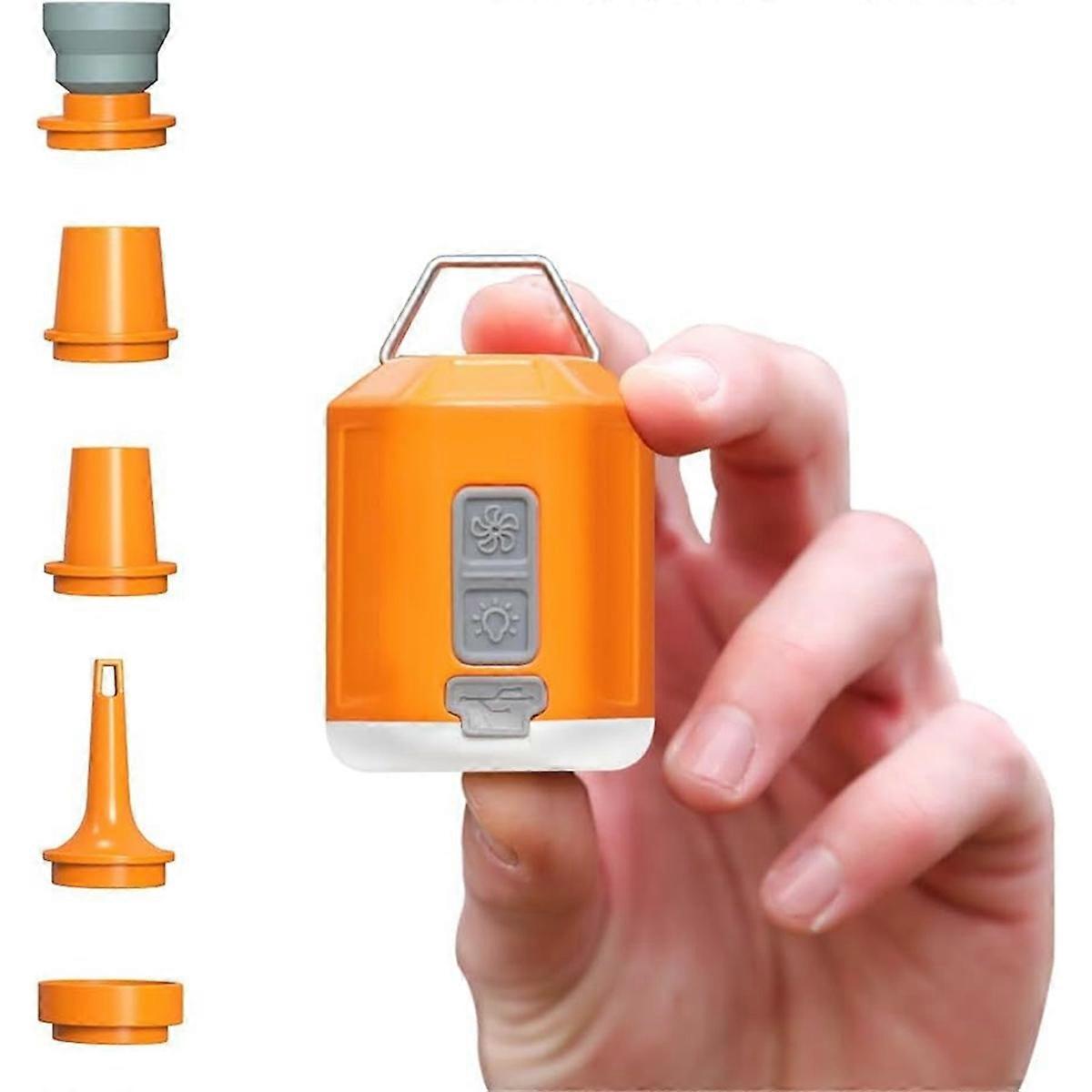 Mini Air Pump for Mattress Outdoor Camping Portable Electric Inflator for Hiking/Air Bed Swimming R