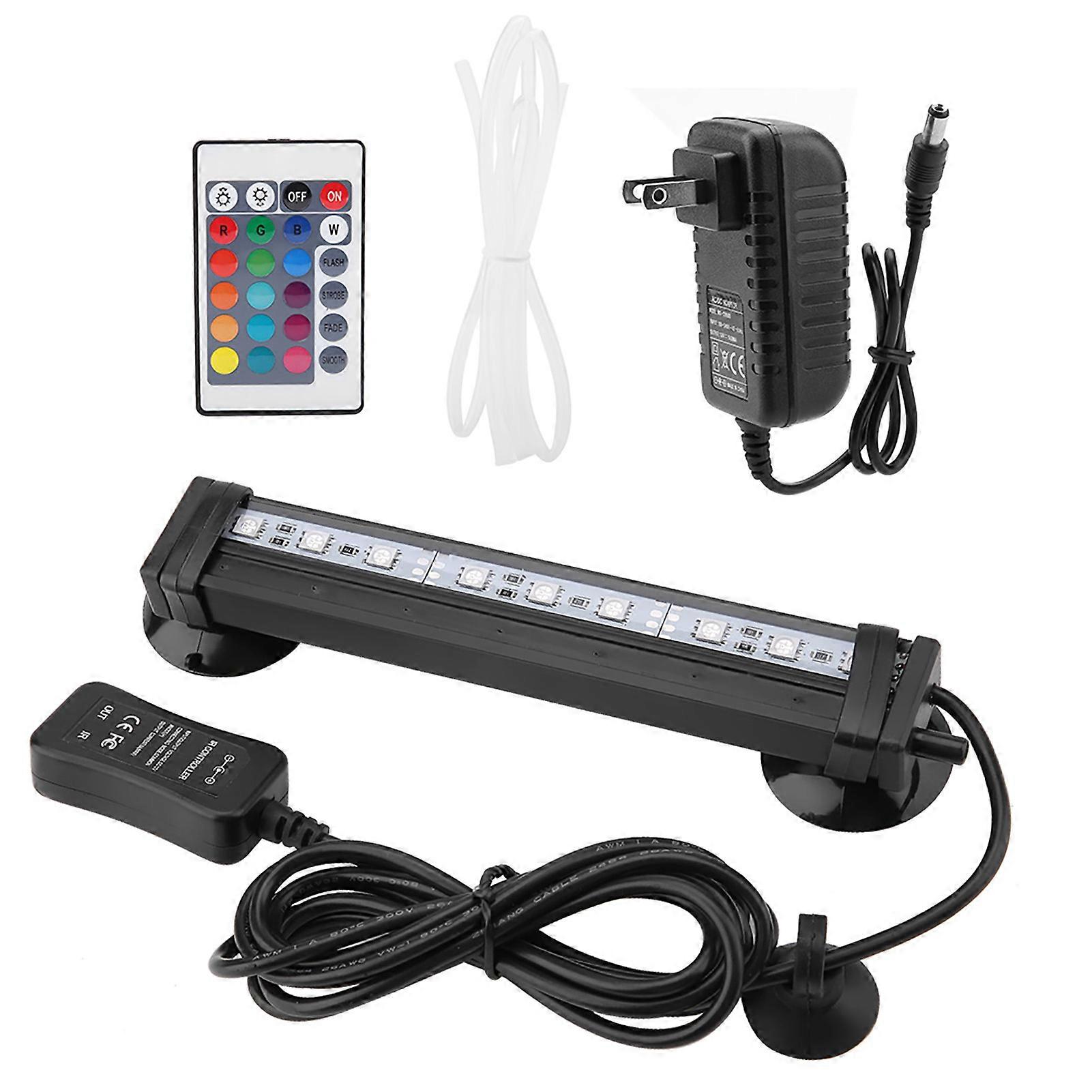 16cm Aquarium Underwater Bubble LED Light Kit with Remote Control