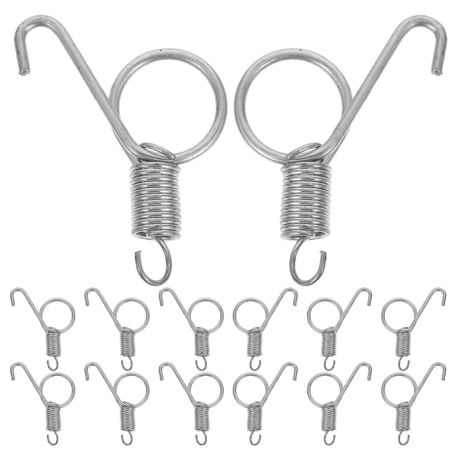 Pet Cage Metal Spring Hooks for Durable Door Latch 80Pcs