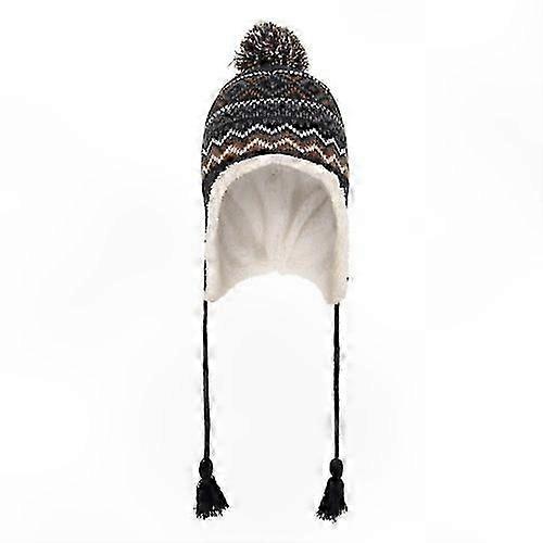 Men's Winter Fleece Lined Trapper Hat with Ear Flaps