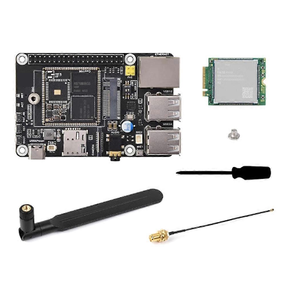Kit Pico Pi A 4G OnBoard RV1106 Scheda di sviluppo Linux con modulo 4G senza WIFI 256 MB DDE3L 1TOPS Potenza di calcolo