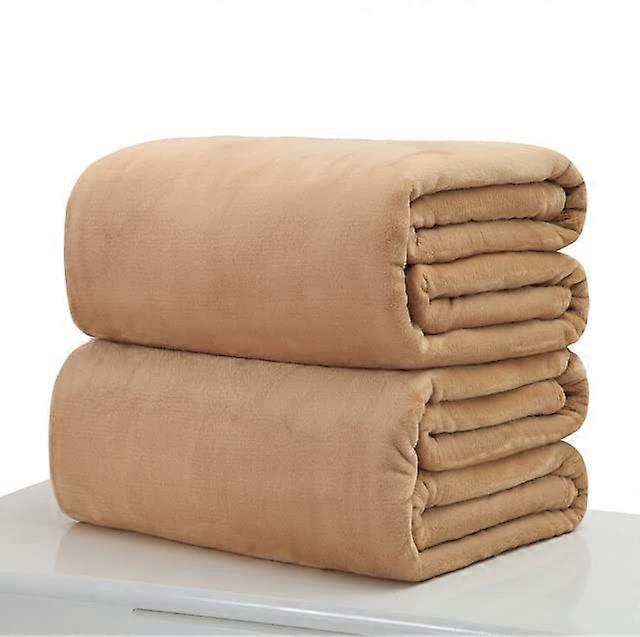 Super Warm Soft Rug Solid Micro Plush Fleece Blanket For Pets 50x70cm Dog Cat