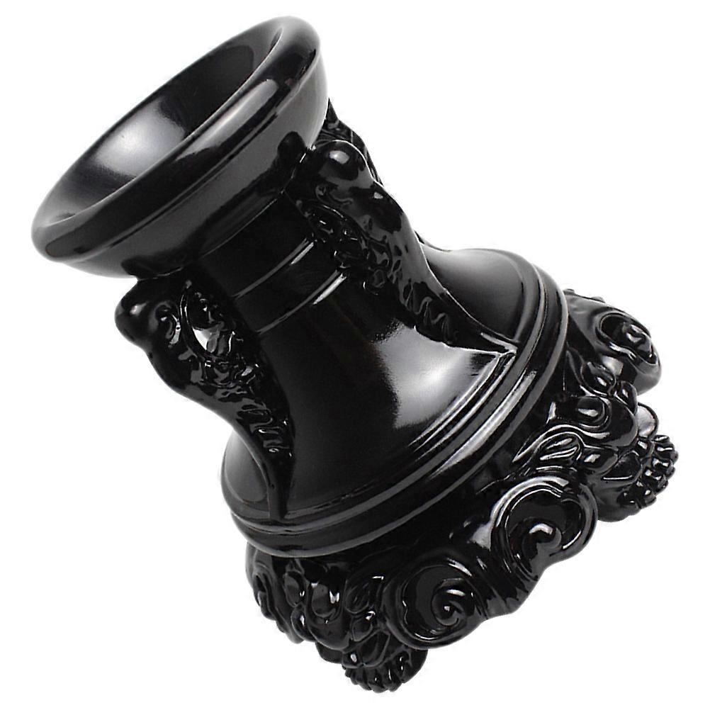 Resin Display Stand for Decor Crystal Balls Base Black Round Holder