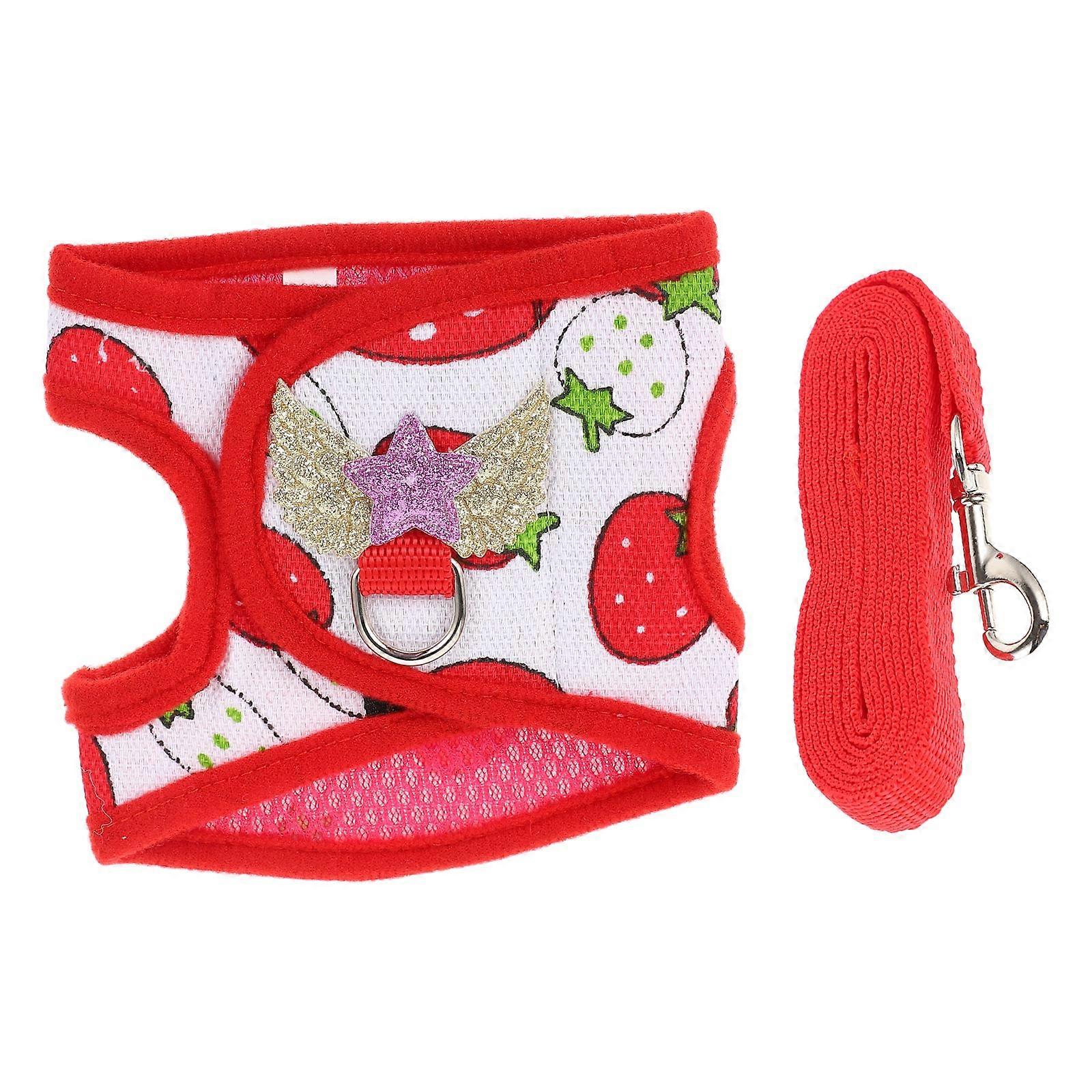 Pet Rabbit Harness Cloth Harness for Decorative Use 1Set Vest