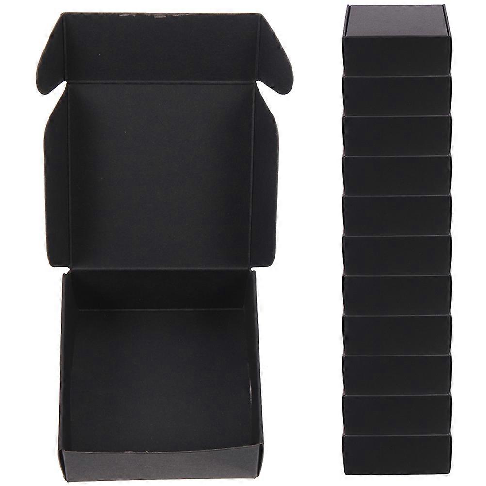 Black Paper Packing Holder Paper Packing Box for Storage 25Pcs Boxes