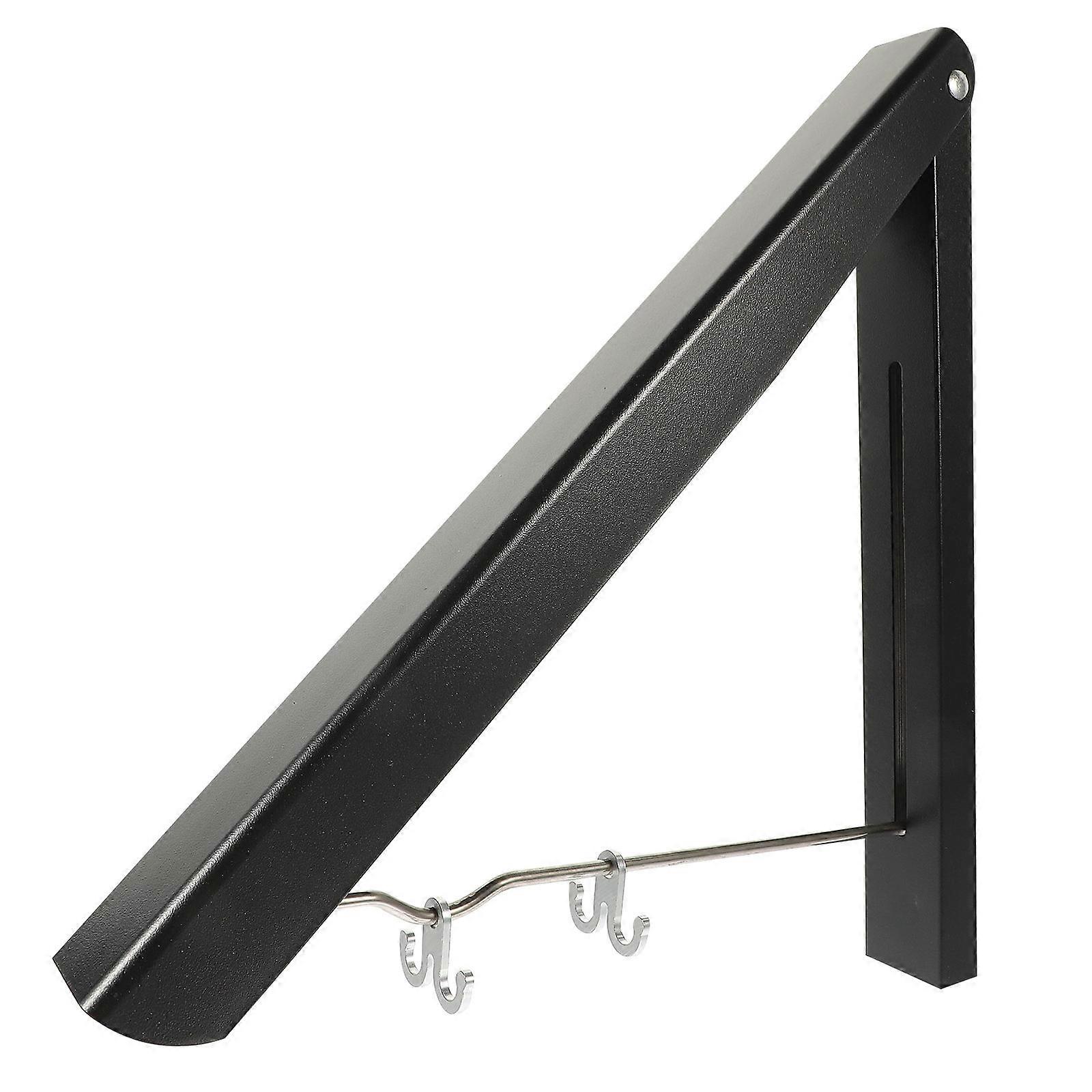 Indoor Wall Mounted Clothes Drying Rack 2Pcs Foldable Retractable Hanger