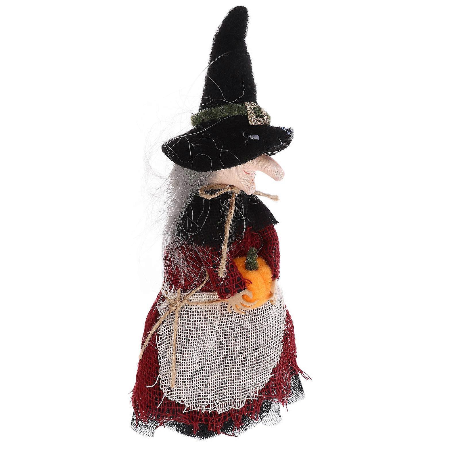Irregular Shaped Witch Doll Decoration For Home And Party Halloween Atmosphere Enhancement 22X10X5CM 3Pcs