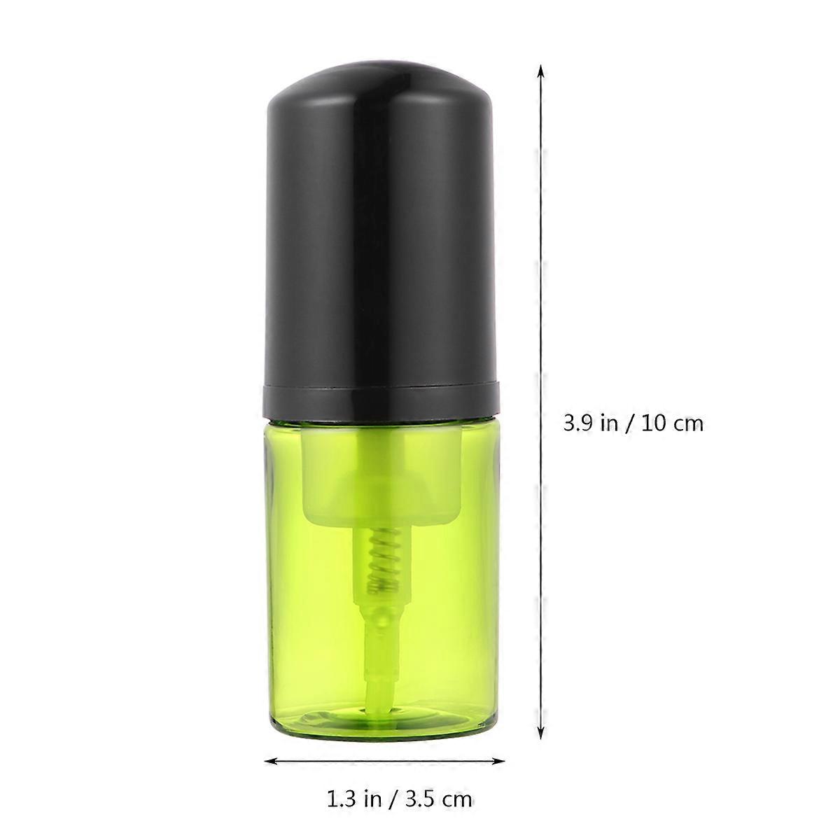 Refillable Bottles Pump Bottle for Storage 3Pcs Empty Plastic Dispenser Green
