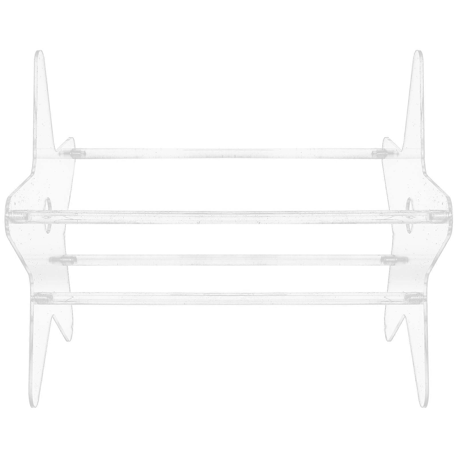 Record Stand Transparent Acrylic Minimalist Design for 1Set