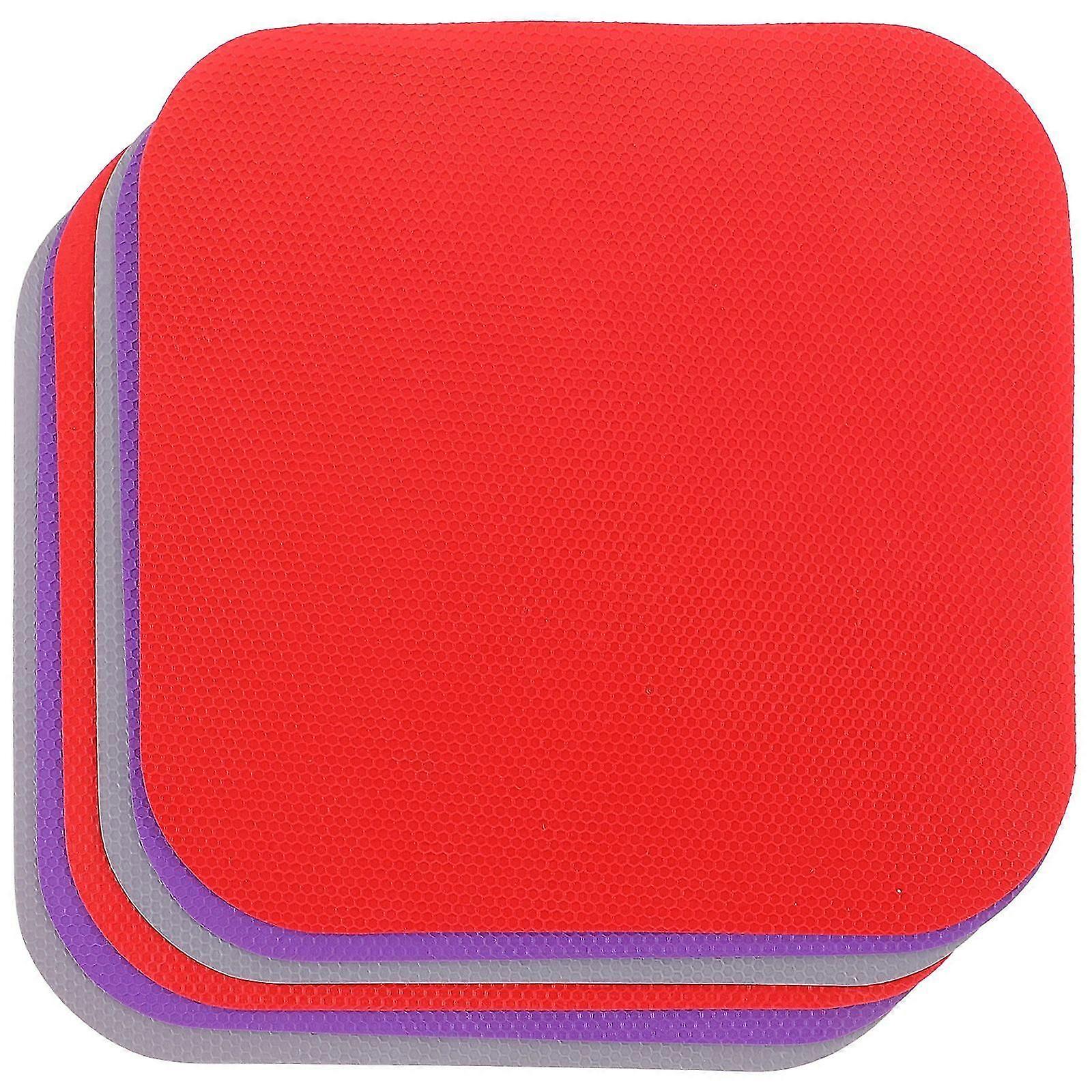 6-Piece Rubber Jar Gripper Pads and Opener Mats for Easy Kitchen Use and Coasters