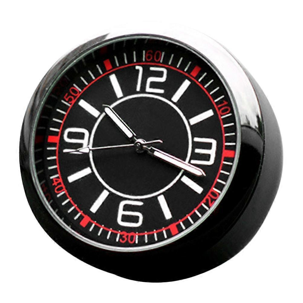Compact Stick-On Dashboard Clock For Car Owners Driving Accurate Timekeeping 3Pcs Black