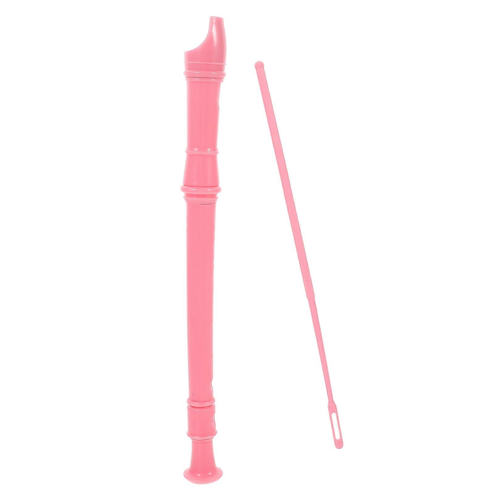 Pink Flutes Instruments 8 Hole Soprano Recorder for Kids