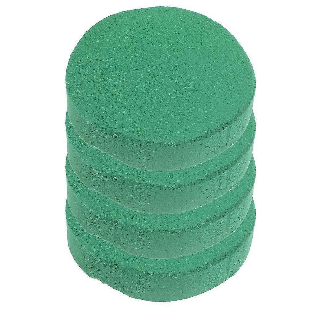 Strong Water Absorption Flower Mud For DIY Arrangement 12 Pcs Round Mud Bases Perfect For Home And Flower Shop Use