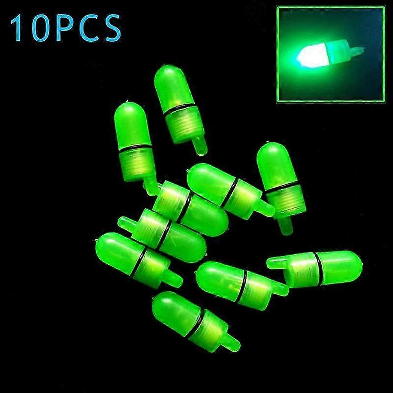 2025 10 Pcs LED Light Night Float Fishing Rod Bite Shing Accessories