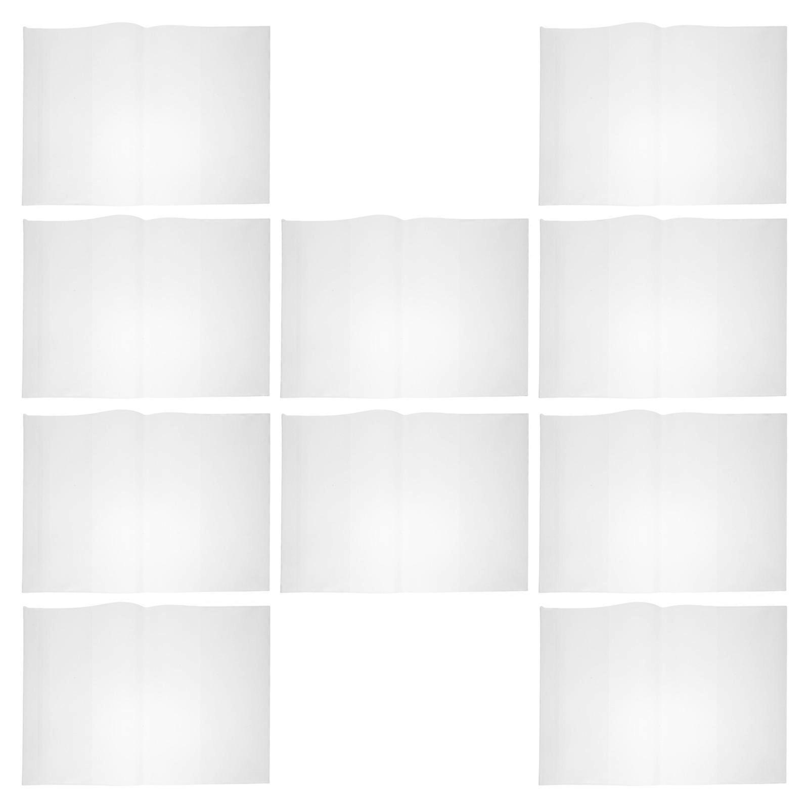 Protective Book Sleeve For Books Water Resistant Dustproof Libraries 10Pcs