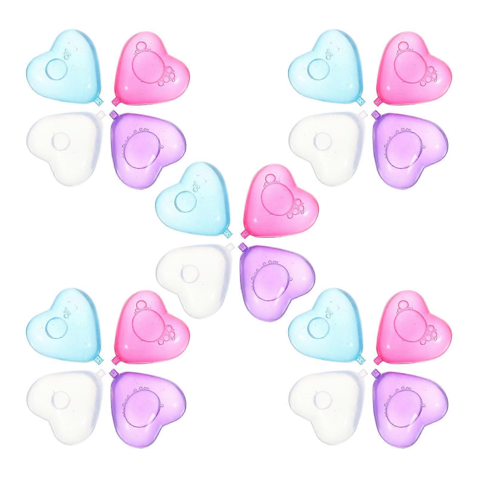 Heart Shaped Ice Cubes Reusable Ice Cubes for Drinks 100Pcs Kitchen Use