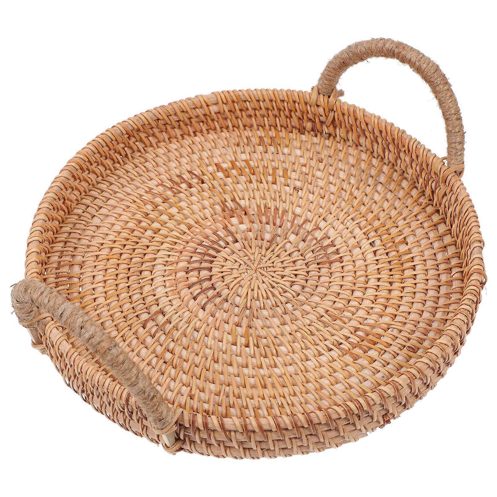 Bread Tray Vietnamese Style Basket for Storage Use 3Pcs Home Baskets