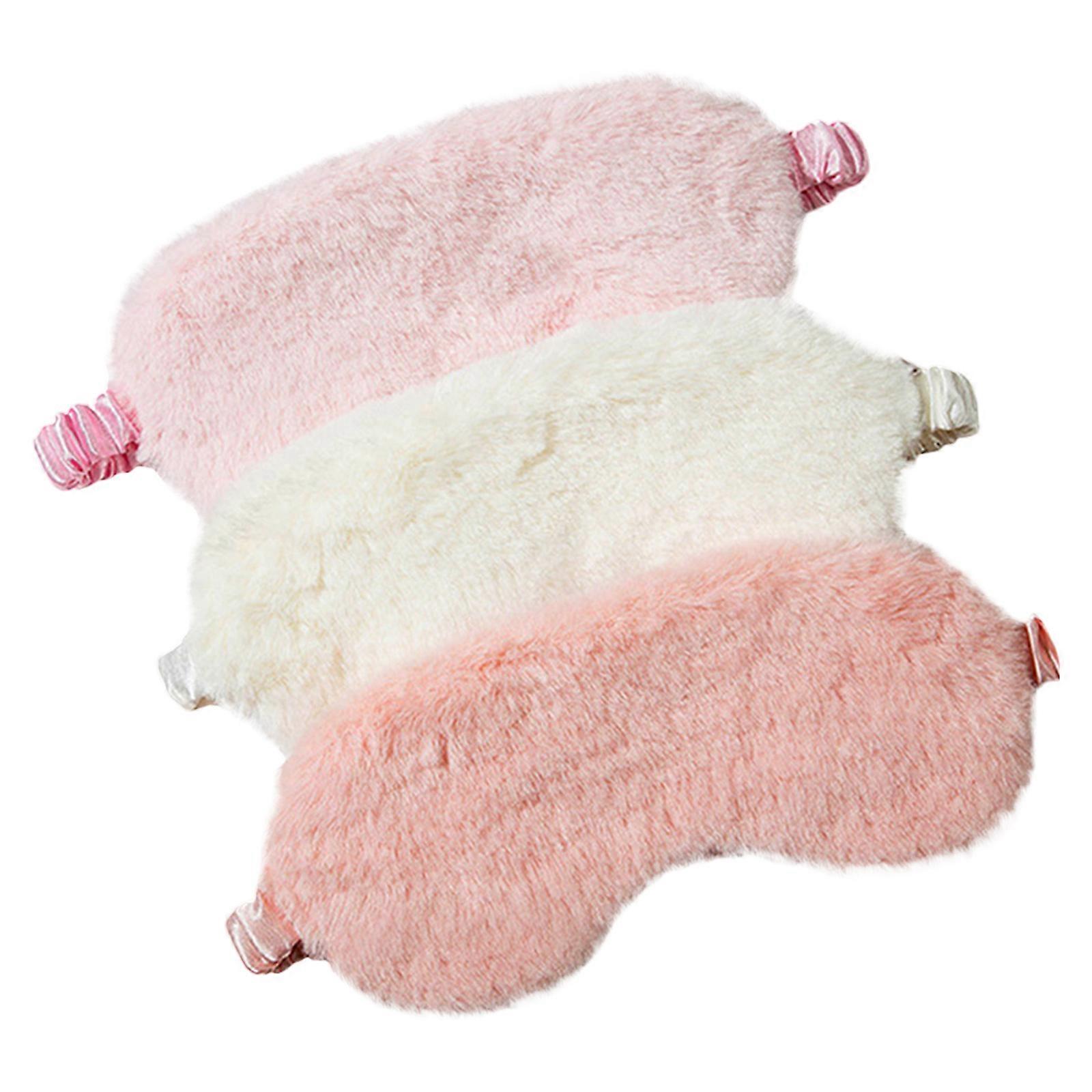 Comfortable Eye Mask 3Pcs Lightproof Eye Cover For Long Flights Assorted Color Practical Muscle Relaxation