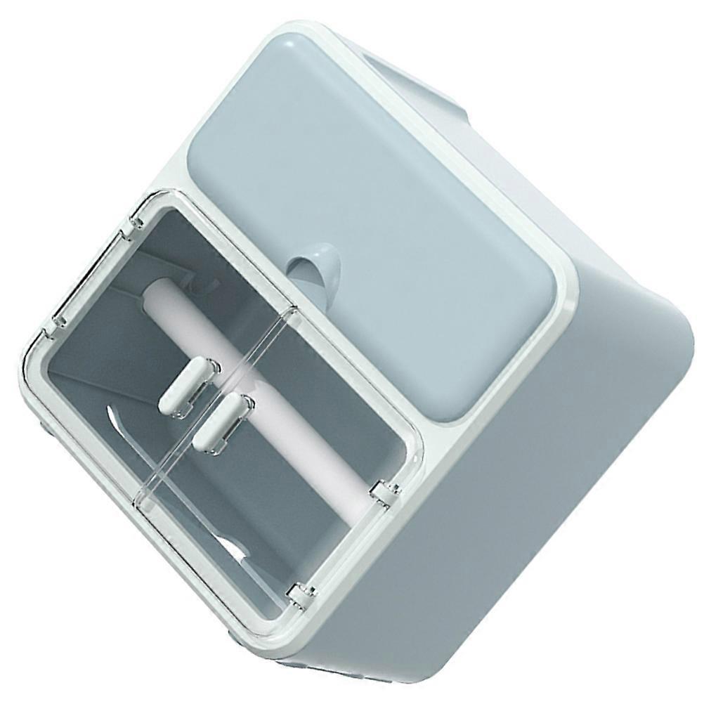 Toilet Storage Rack Wall-Mounted Tissue Box for Bathroom 2Pcs Set