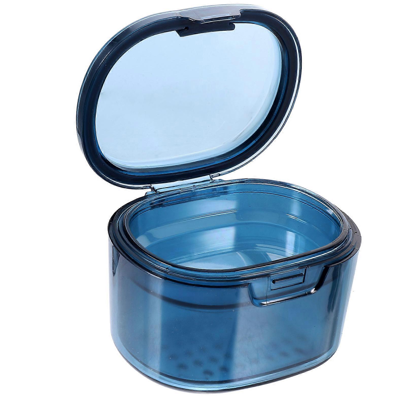 Blue Orthodontic Denture Storage Case for Storage Use 5Pcs Box
