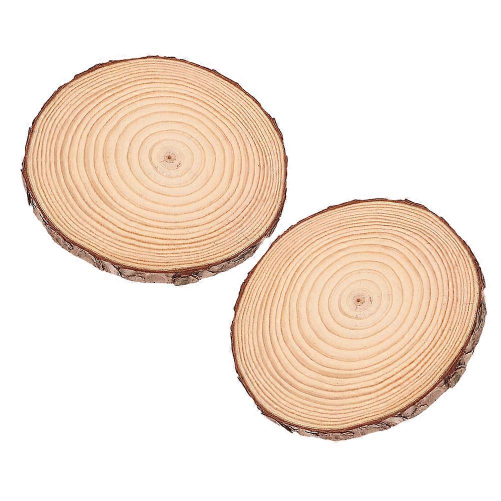 Garden Pathway Wooden Stepping Stones 2Pcs Durable for Garden Paths Landscaping Projects