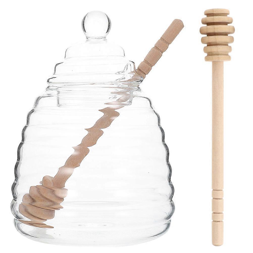 3 Sets Of Transparent Honey Storage Jars For Kitchen Suitable For Household Users With Simple Design For Keeping Food Fresh