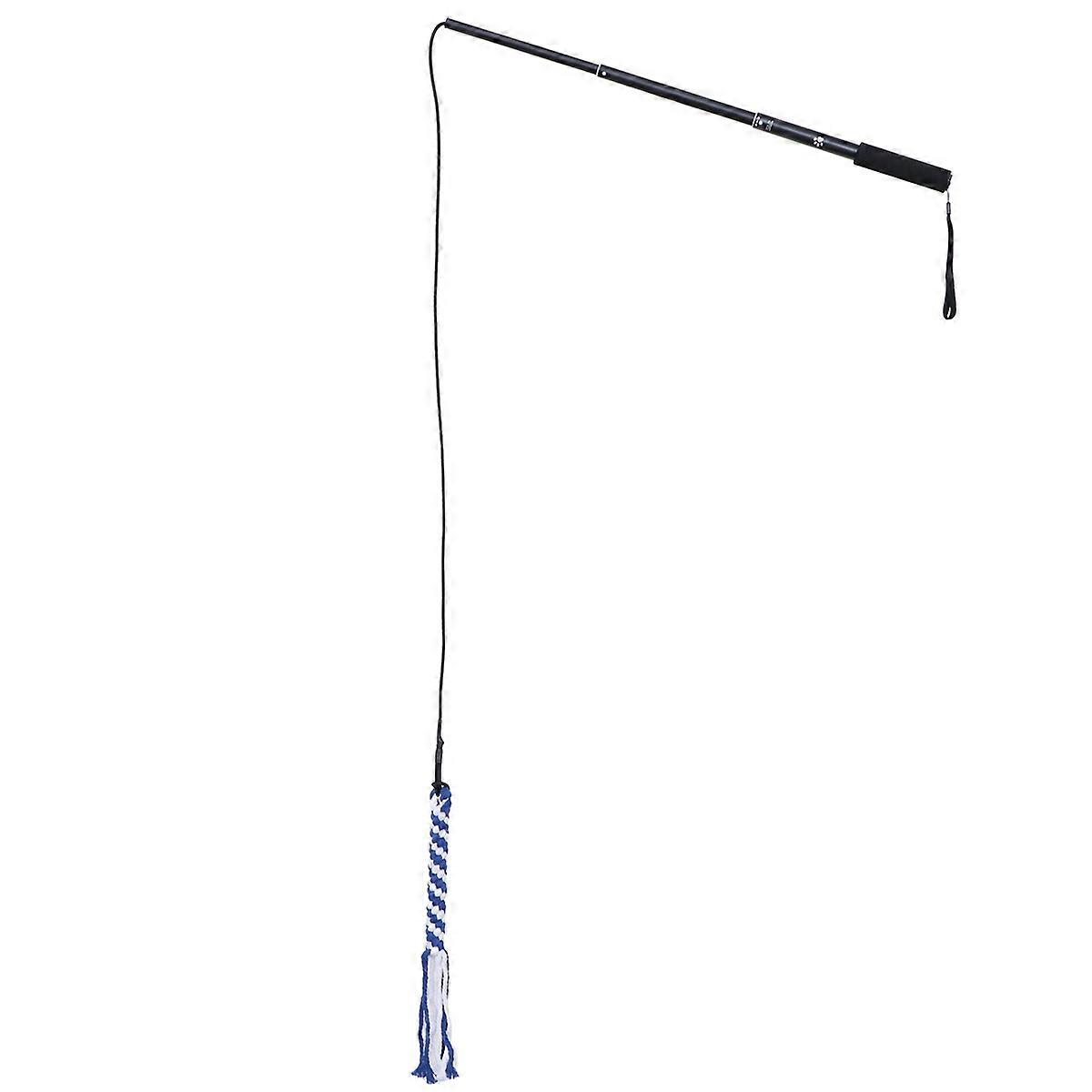 Extendable Flirt Pole Interactive Puppy Toys for Teasing Dog Size S