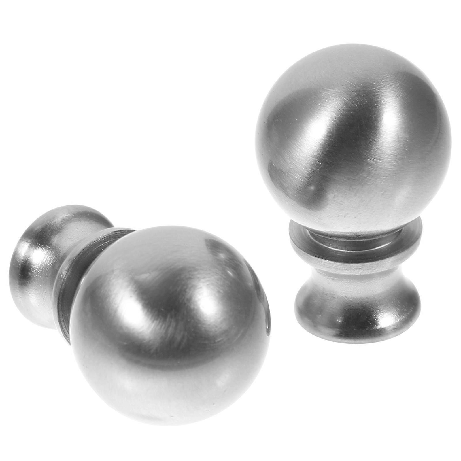 Cylindrical Lamp Decoration Finials 6Pcs Suitable For Standing Lamp And Table Lamp Retro Silver Ornaments For Various Occasions