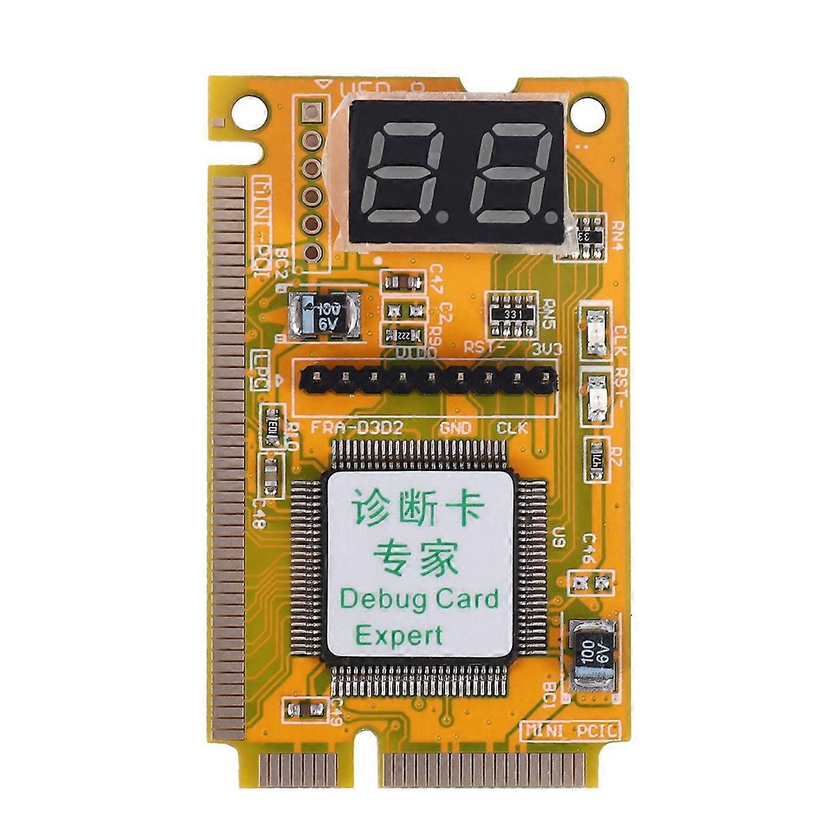 Multifunction Debug Card Expert Mini PCI PCI-E LPC PC Laptop Analyzer Tester Diagnostic Post Test Ca