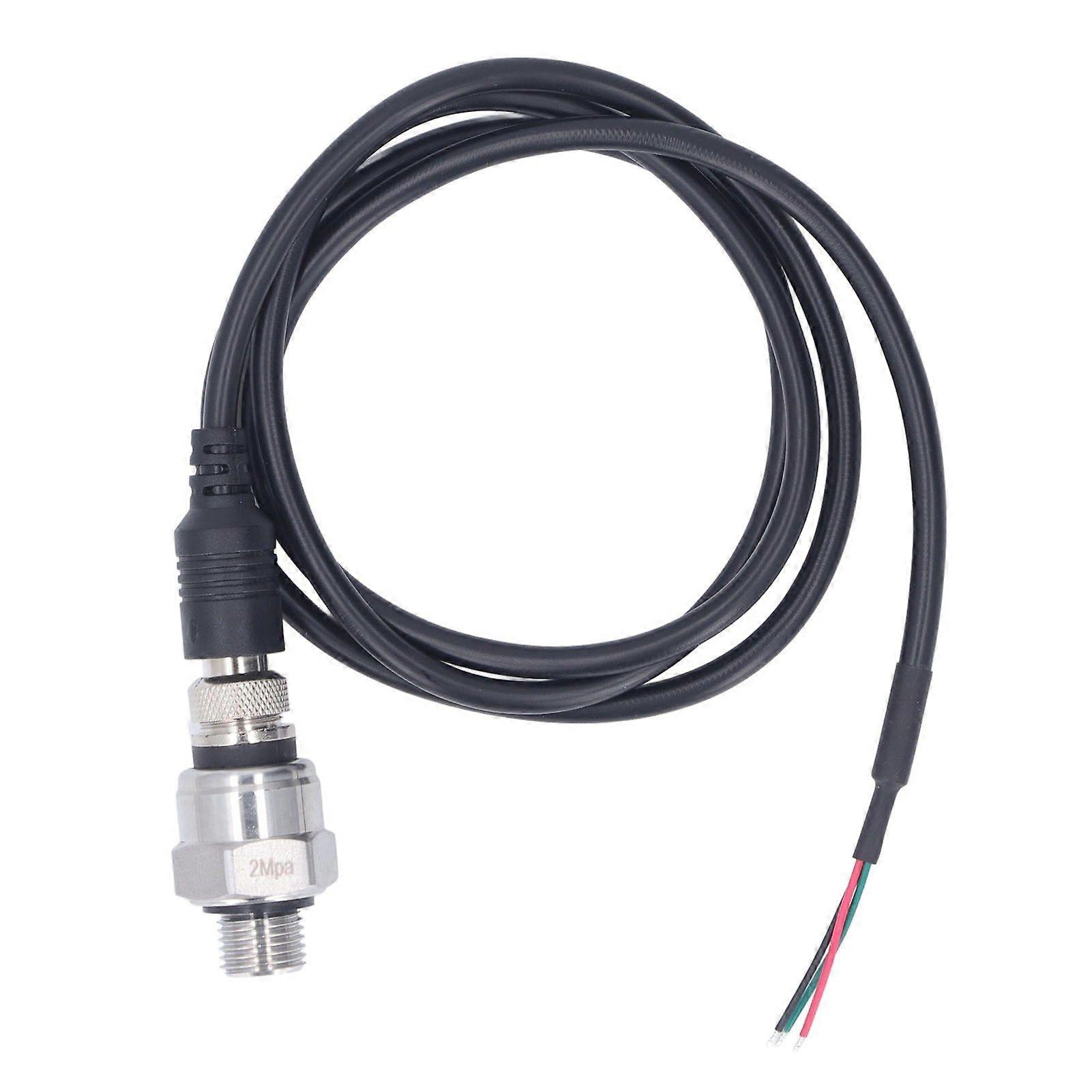 G1/4 Pressure Transducer High Accuracy Universal Pressure Sender Sensor for Water Oil Gas 0.54.5v Voltage Output 2Mpa